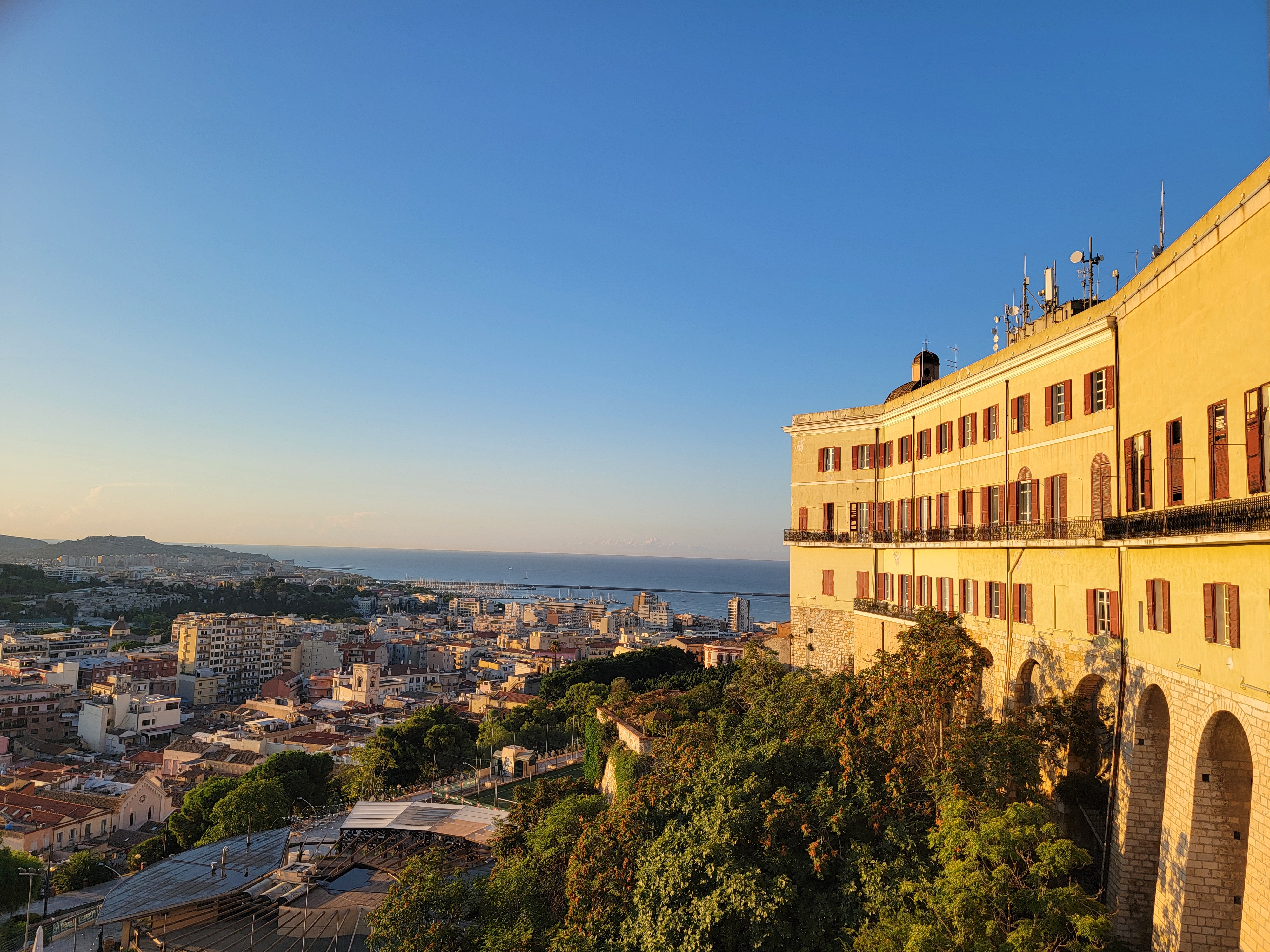 View from Fondazione Siotto in Cagliari